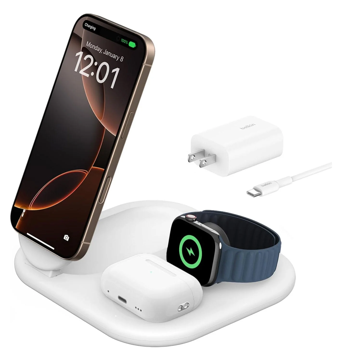Belkin BoostCharge 3-in-1 Wireless Charger